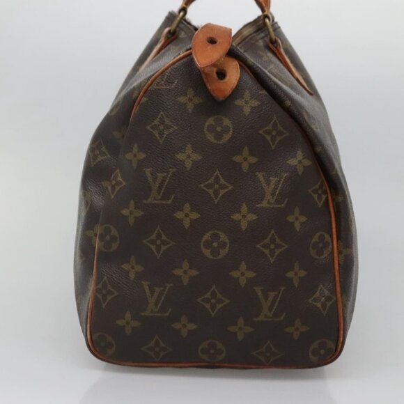 LOUIS VUITTON Monogram Speedy 35 Hand Bag - Picture 4 of 16